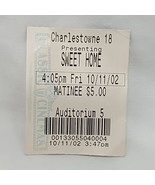 Sweet Home Fri 10/11/02 Classic Cinemas Charlestowne 18 Ticket Stub - $14.92 CAD