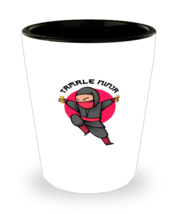 Shot Glass Tequila Party Funny Tamale Ninja Martial Arts Mexican Foods  - £16.08 GBP