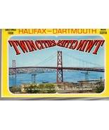 Halifax - Dartmouth Nova Scotia - Twin Cities - 12 Color Picture Folder - $2.90