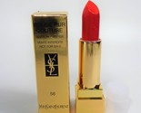 YSL Rouge Pur Couture Lipstick #56 Orange Indie BRAND NEW *Final Sales D... - $24.74