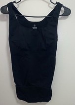 Blanqi Black Tank Top Maternity Belly Support Size Small S Bust 30” 32” - £6.72 GBP