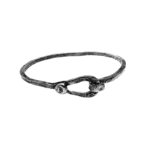 SS Latch Hook Cuff Bracelet - £58.85 GBP