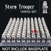 100pcs/set Clone Storm Trooper Star Wars Mini Figures Building Blocks  - £109.85 GBP