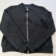 Gap Women&#39;s Black Cotton Blend Full Zip Long Sleeve Jacket Size Small - $364.34 MXN