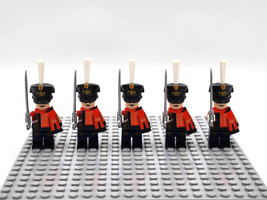 5pcs Russian Guard Hussar Russia Army Napoleonic Wars Minifigures Toys - £11.98 GBP