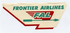 Frontier Airlines Luggage Sticker FAL Arrow Die Cut  - $15.84