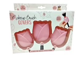 3- PC Makeup Brush Covers Pack (S,M,L - 3 Sizes Brush Heads) NEW IN A BOX - $6.92