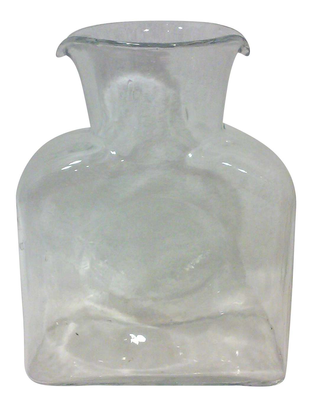 Primary image for Vintage Blenko Clear Glass Water Bottle Carafe