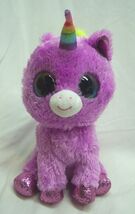 TY 2021 Beanie Boos ROSETTE THE COLORFUL UNICORN 10" Plush STUFFED ANIMA... - $18.32