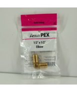 Apollo 1/2 in. Brass Crimp Fitting PEX-B Barb 90-Degree Elbow High Quality - £5.56 GBP