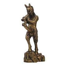 PAN Greek Nude God of Nature Faunus Phallus Penis Handmade Statue Sculpture 7 in - £30.64 GBP