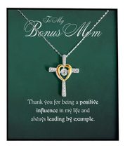 Cross Dancing Necklace Bonus Mom Gift, Positive Influence, Cross Dancing... - £40.51 GBP+