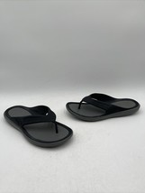 Crocs Men&#39;s Swiftwater Wave Flip Flops Black/Grey Size M10 - $19.79