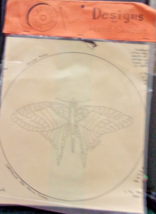 Carney Creations Designs for Hand Quilting  10&quot; Hoop Design 003 BUTTERFLY - £2.75 GBP