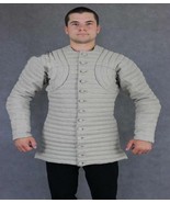 Medieval-Gambeson-thick-padded-coat-Aketon-vest-Jacket-Armor-COSTUMES-DR... - £77.66 GBP+