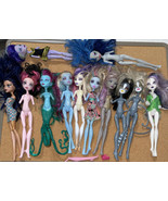 Lot of 14 Different MONSTER HIGH DOLLS Some Dresses No Hands FREE Spooky... - £56.94 GBP
