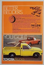 1977 Print Ad Toyota Pickup Trucks Long Bed Deluxe &amp; SR-5 Sport Trucks - £9.47 GBP