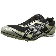 ASICS Men&#39;s Hyper MD Track And Field Shoe,Black/Onyx/Silver,7 M - £34.90 GBP