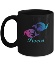 Pisces Water Sign Graphic Zodiac mug Birthday Gift Idea Horoscope Mug Gifts  - £14.29 GBP