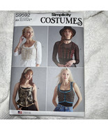 Simplicity Costumes Pattern S9592 NEW FACTORY FOLDED UNCUT - $190.06 MXN