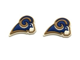 Los Angeles Rams NFL Football Team Crocs Shoe Charms - Set Of 2 Clog - $7.89