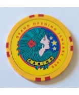 Palm Beach Princess Grand Opening Jan 1998 $10 Casino Chip - $185.62 MXN