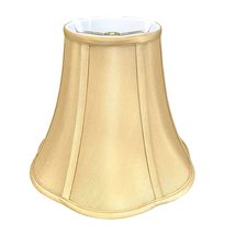 Royal Designs Flare Bottom Outside Corner Scallop Bell Lamp Shade, Beige, 5&quot; x 1 - £42.42 GBP+