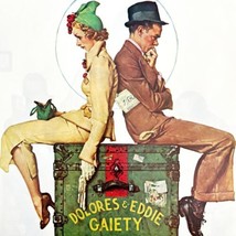 Gaiety Dance Team Norman Rockwell 1979 Print From Memory Album Vtg Repro DWKK15 - £15.97 GBP