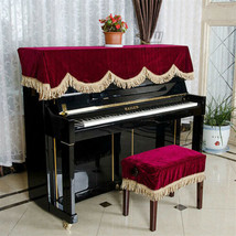 Piano Covers Elegant Anti-dust Piano Cover 66x31inch with Bench Cover 29... - £37.45 GBP
