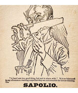 1886 Sapolio Shaving Soap Advertisement Victorian Health Beauty Shaving ... - €25,75 EUR