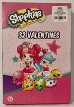 SHOPKINS Valentine Exchange Kit - 32 Valentines for Classroom Friend Exchange - £1.55 GBP