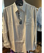Men’s Coofandy Button-down Long Sleeved Shirt. Size L. Rayon/linen - $417.99 MXN