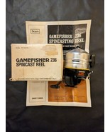 Game Fisher 236 Spin Cast Reel Sears Roebuck Box Instructions Ted Willia... - $48.50