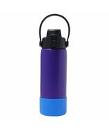 Aquatix Double Wall Insulated 21 Ounce Purple Bottle with Silicon Shock ... - £17.87 GBP+