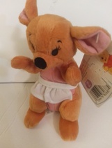 Disney Winnie The Pooh Kanga Beanbag Friend 6&quot; by Mattel Mint With All Tags - £23.94 GBP
