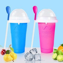 Slushy Cup Slushie Cups,Slushie Maker Squeeze Cup,Frozen Magic Slushy Ma... - £33.80 GBP