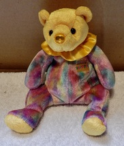 TY Beanie Baby November Teddy Birthday Bear 8&quot; 2001 Stuffed Animal 257P - £4.78 GBP