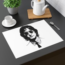 John Lennon Placemat, 100% Cotton, 18&quot; x 14&quot;, Black and White Portrait, ... - £18.04 GBP