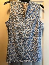 NWT TOMMY BAHAMA Blue White Coral Reef Sleeveless Golf Shirt Polo S M L XL image 3