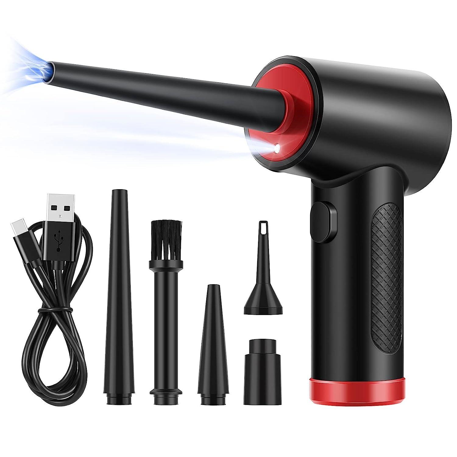 Primary image for Electric Cordless Compressed Air Duster -51000Rpm,3 Speed, Fast-Usb Charging Key