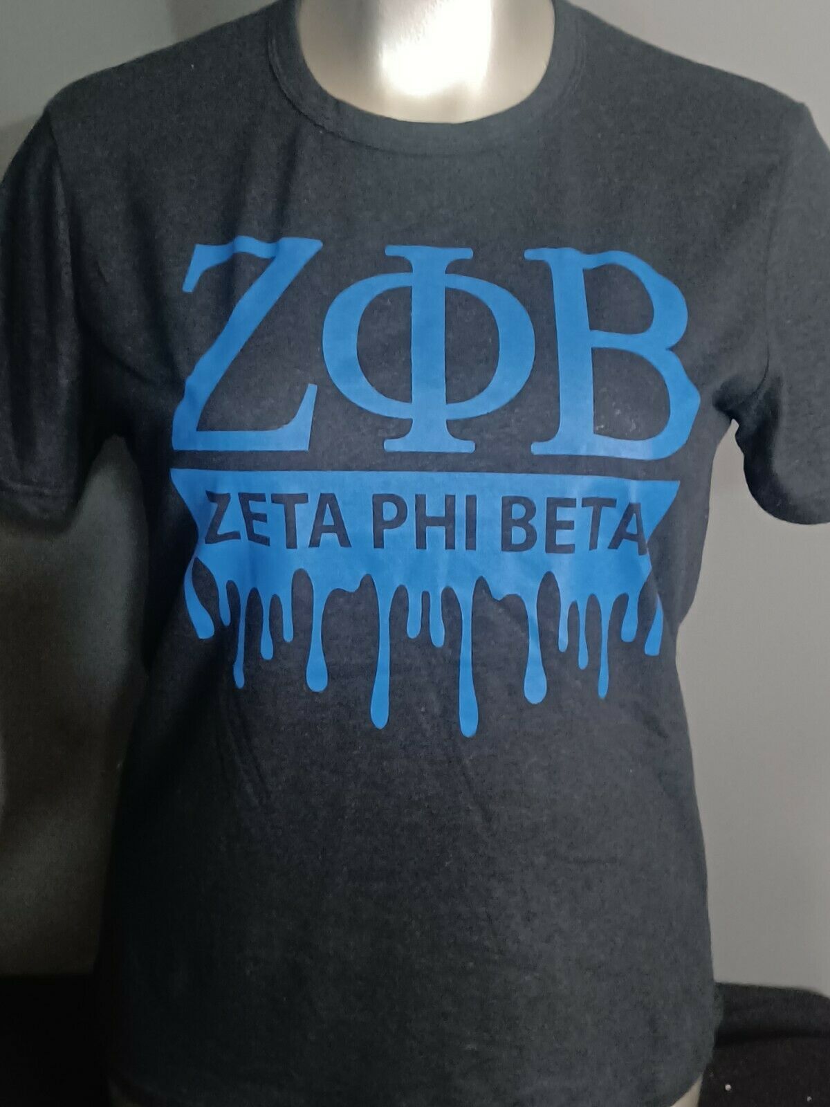 ZETA PHI BETA SORORITY  T-SHIRT BLACK ZETA PHI BETA T-SHIRT - $20.00
