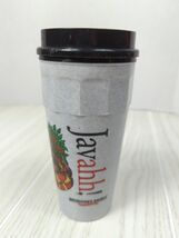 Vintage Brueggers Bagels Coffee Travel Cup Tumbler Mug w/ Lid gray black... - $24.74