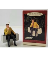 P) Vintage 1995 Star Trek Hallmark Keepsake Ornament Captain James T. Kirk - £15.47 GBP