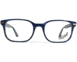 Persol 3118-V 943 Eyeglasses Frames Blue Horn Striped Square horn Rim 53... - $111.83