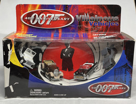 NIP James Bond Car Set Jonny Lightning 40TH Anniv 2002 1:64 Villainous Vehicles - £18.64 GBP
