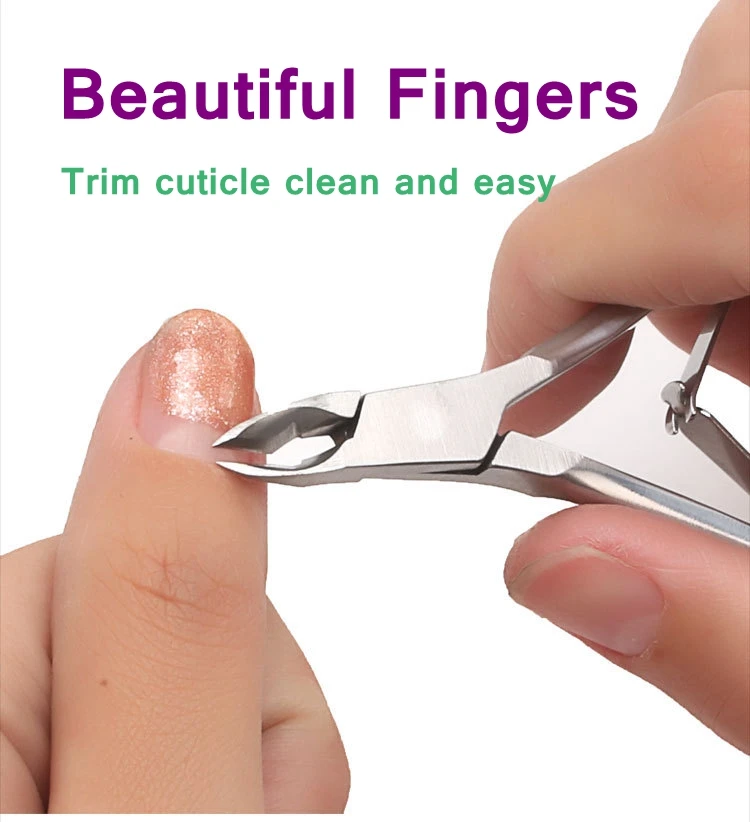 House Home Cuticle Clippers Trimmer Dead Skin Remover Pedicure Stainless Steel C - £20.04 GBP