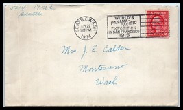 1914 US Cover - Seattle, Washington to Montesano, WA A22 - £2.31 GBP