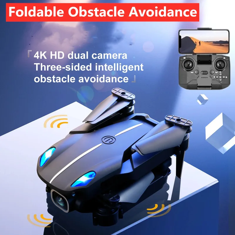 New Mini Obstacle Avoidance RC Drone 4K HD Dual Camera WIFI FPV Quadcopter  - £63.69 GBP+