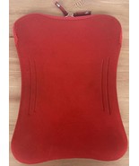 Built NY Neoprene Laptop Sleeve 15” Red padded interior and zipper - $438.90 MXN