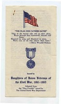 Daughters of Union Veterans of the Civil War 1861-1865 American Flag Inf... - £29.38 GBP